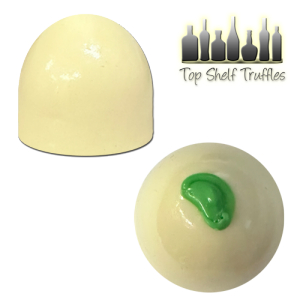Gin and Tonic Truffles top and side view
